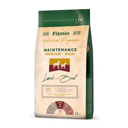 Fitmin dog medium maxi maintenance lamb beef  2 x 12 kg