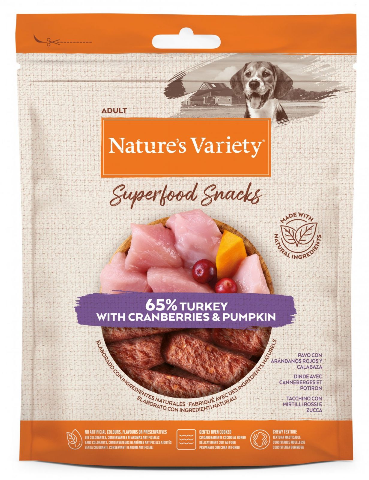 Nature's Variety superfood snack krůtí 85g Natures Variety