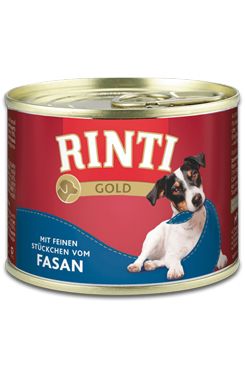 Rinti Dog Gold konzerva bažant 185g Finnern
