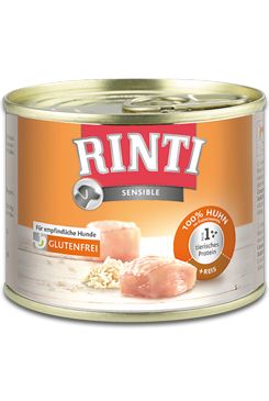 Rinti Dog Sensible konzerva kuře+rýže 185g Finnern