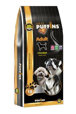 Puffins Dog Adult Chicken 15kg Extrudia a.s. Puffins