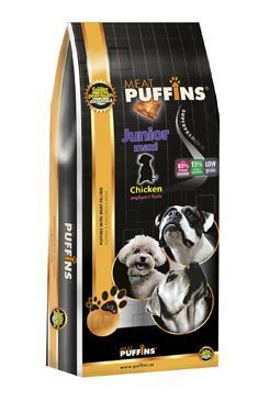 Puffins Dog Junior Maxi Chicken 1kg Extrudia a.s. Puffins
