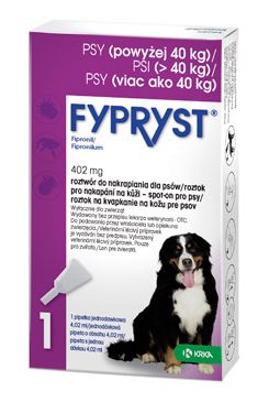 Fypryst Spot-on Dog XL sol 1x4,02ml (nad 40kg) KRKA