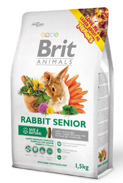 Brit Animals Rabbit Senior Complete 1,5kg VAFO Praha s.r.o.