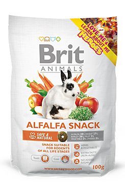 Brit Animals Alfalfa Snack for Rodents 100g VAFO Praha s.r.o.
