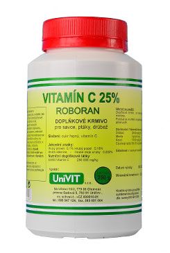 Vitamin C Roboran 25/ 250g UNIVIT s.r.o.