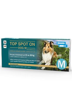 Top spot on Dog M 1x2ml (15- 30kg) BIOVETA IVANOVICE NA HANE