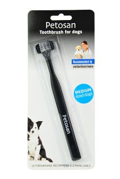 Petosan zubní kartáček dvouhlavý pro psy Medium PETOSAN A/S
