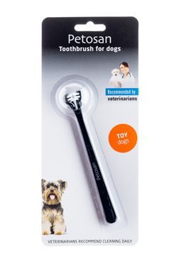 Petosan zubní kartáček dvouhlavý pro psy Toy Dog PETOSAN A/S