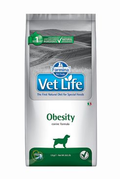 Vet Life Natural DOG Obesity 12kg Farmina Pet Foods - Vet Life