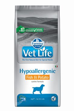 Vet Life Natural DOG Hypo Fish & Potato 2kg Farmina Pet Foods - Vet Life