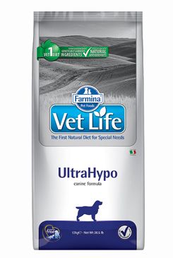 Vet Life Natural DOG Ultrahypo 12kg Farmina Pet Foods - Vet Life