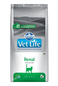 Vet Life Natural CAT Renal 2kg Farmina Pet Foods - Vet Life