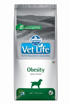 Vet Life Natural DOG Obesity 2kg Farmina Pet Foods - Vet Life