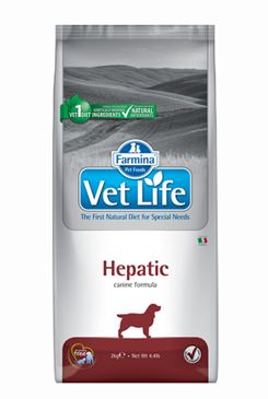 Vet Life Natural DOG Hepatic 2kg Farmina Pet Foods - Vet Life