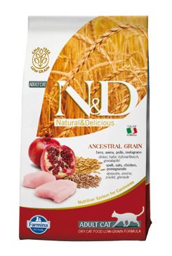 N&D LG CAT Adult Chicken & Pomegranate 5kg Farmina Pet Foods - N&D