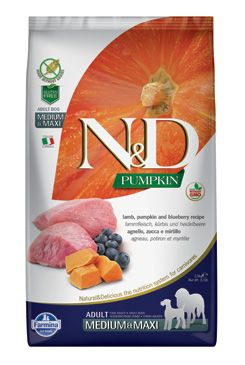 N&D Pumpkin DOG Adult M/L Lamb & Blueberry 2,5kg