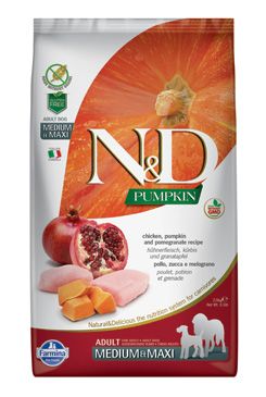 N&D Pumpkin DOG Adult M/L Chicken&Pomegranate 2,5kg Farmina Pet Foods - N&D