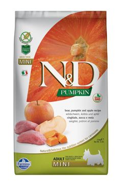 N&D Pumpkin DOG Adult Mini Boar & Apple 2,5kg Farmina Pet Foods - N&D