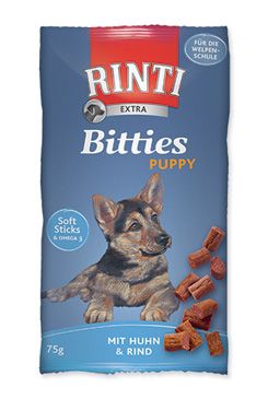 Rinti Dog Extra Bits Puppy pochoutka kuře+hovězí 75g Finnern