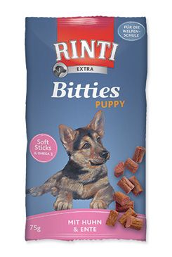 Rinti Dog Extra Bits Puppy pochoutka kuře+kachna 75g Finnern