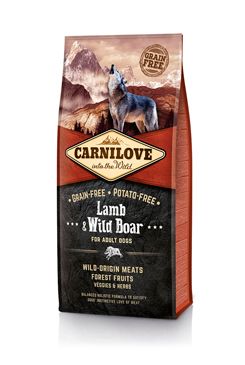 Carnilove Dog Lamb & Wild Boar for Adult  NEW 2x12kg