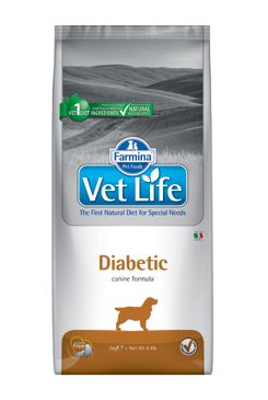 Vet Life Natural DOG Diabetic 2kg Farmina Pet Foods - Vet Life