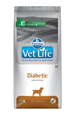 Vet Life Natural DOG Diabetic 12kg Farmina Pet Foods - Vet Life