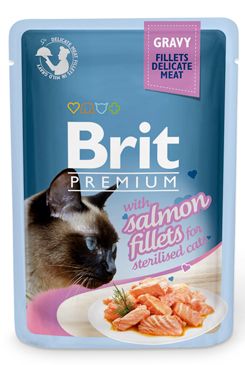 Brit Premium Cat D Fillets in Gravy for Sterilised 85g VAFO Praha s.r.o.