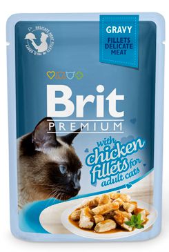 Brit Premium Cat D Fillets in Gravy With Chicken 85g VAFO Praha s.r.o.
