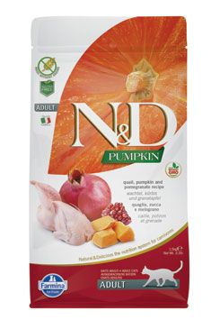 N&D Pumpkin CAT Quail & Pomegranate 1,5kg Farmina Pet Foods - N&D
