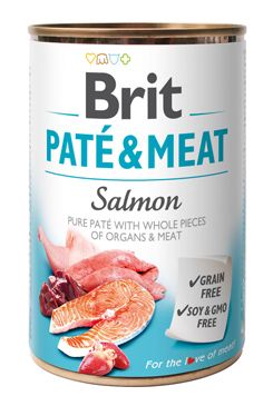 Brit Dog konz Paté & Meat Salmon 400g VAFO Carnilove Praha s.r.o.