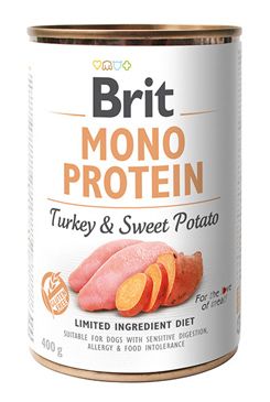 Brit Dog konz Mono Protein Turkey & Sweet Potato 400g VAFO Carnilove Praha s.r.o.