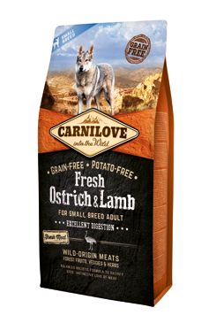 Carnilove Dog Fresh Ostrich&Lamb for Small Breed 6kg VAFO Carnilove Praha s.r.o.