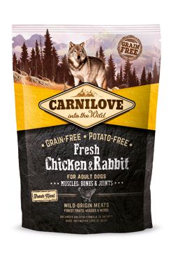 Carnilove Dog Fresh Chicken & Rabbit for Adult 1.5kg VAFO Carnilove Praha s.r.o.
