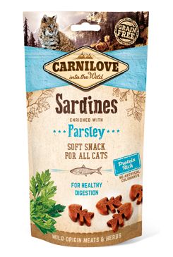 Carnilove Cat Semi Moist Snack Sardine&Parsley 50g VAFO Carnilove Praha s.r.o.