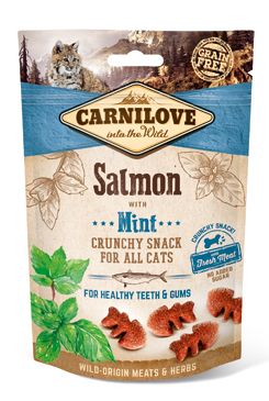 Carnilove Cat Crunchy Snack Salmon&Mint 50g VAFO Carnilove Praha s.r.o.