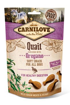 Carnilove Dog Semi Moist Snack Quail&Oregano 200g VAFO Carnilove Praha s.r.o.