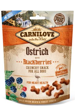 Carnilove Dog Crunchy Snack Ostrich&Blackberries 200g VAFO Carnilove Praha s.r.o.