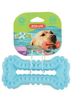 Hračka pes BONE MOOS TPR 13cm modrá Zolux Zolux S.A.S.