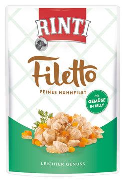 Rinti Dog Filetto kapsa kuře+zelenina v želé 100g Finnern GmbH & Co. KG