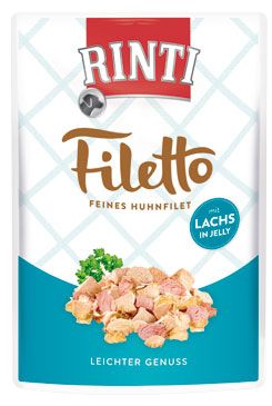 Rinti Dog Filetto kapsa kuře+losos v želé 100g Finnern GmbH & Co. KG
