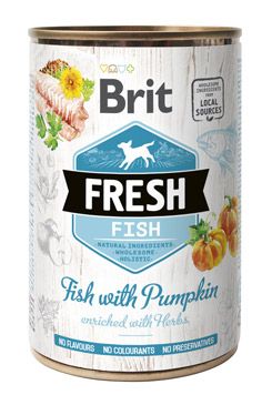 Brit Fresh Dog konz Fish with Pumpkin 400g VAFO Brit Fresh Praha s.r.o.