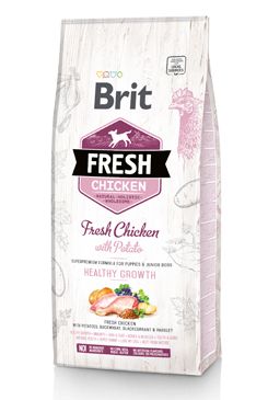 Brit Fresh Dog Chicken&Potato Puppy Healthy Growth12kg VAFO Brit Fresh Praha s.r.o.