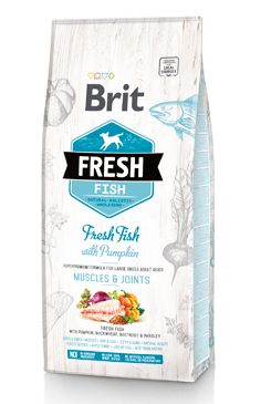 Brit Fresh Dog Fish & Pumpkin Adult Large 12kg VAFO Brit Fresh Praha s.r.o.