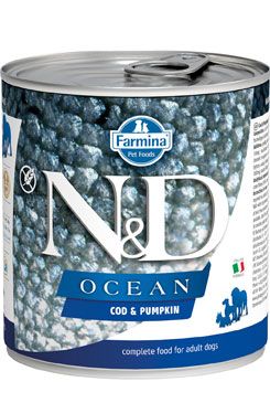 N&D DOG OCEAN Adult Codfish & Pumpkin 285g Farmina Pet Foods - N&D konzervy