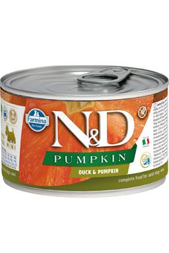 N&D DOG PUMPKIN Adult Duck & Pumpkin Mini 140g Farmina Pet Foods - N&D konzervy