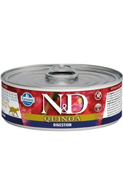 N&D CAT QUINOA Adult Digestion Lamb & Fennel 80g Farmina Pet Foods - N&D konzervy