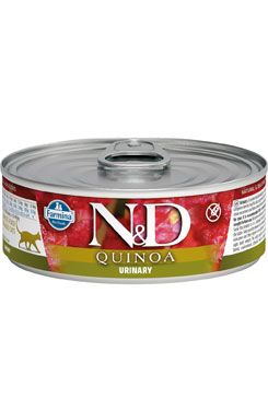 N&D CAT QUINOA Adult Urinary Duck & Cranberry 80g Farmina Pet Foods - N&D konzervy