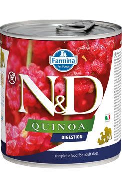 N&D DOG QUINOA Adult Digestion Lamb & Fennel 285g Farmina Pet Foods - N&D konzervy